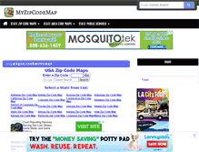 Tablet Screenshot of myzipcodemap.com